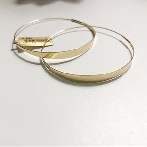 SOLD 14k yellow gold  Lana Jewelry hoop earrings